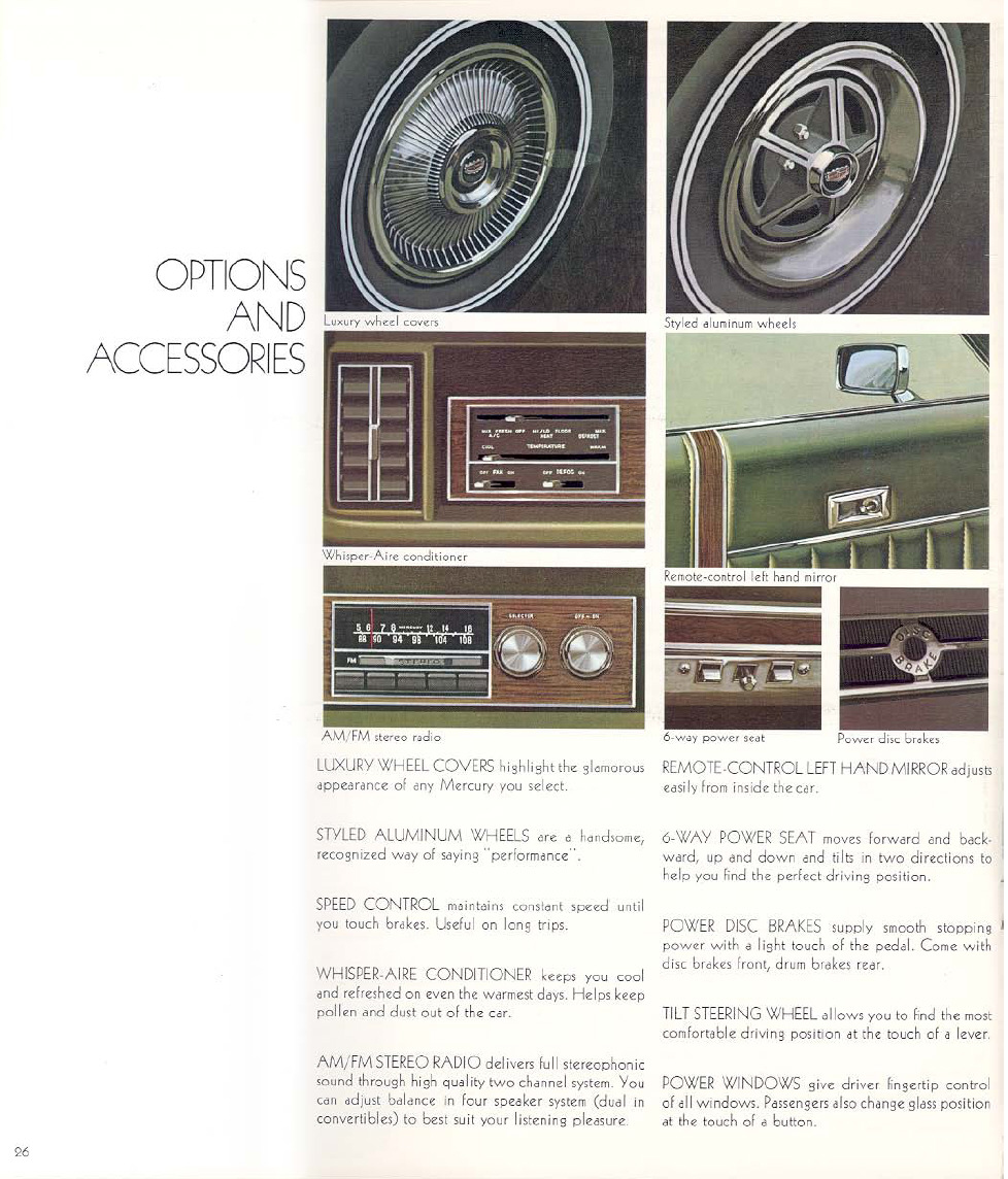 1970 Mercury Brochure Page 22